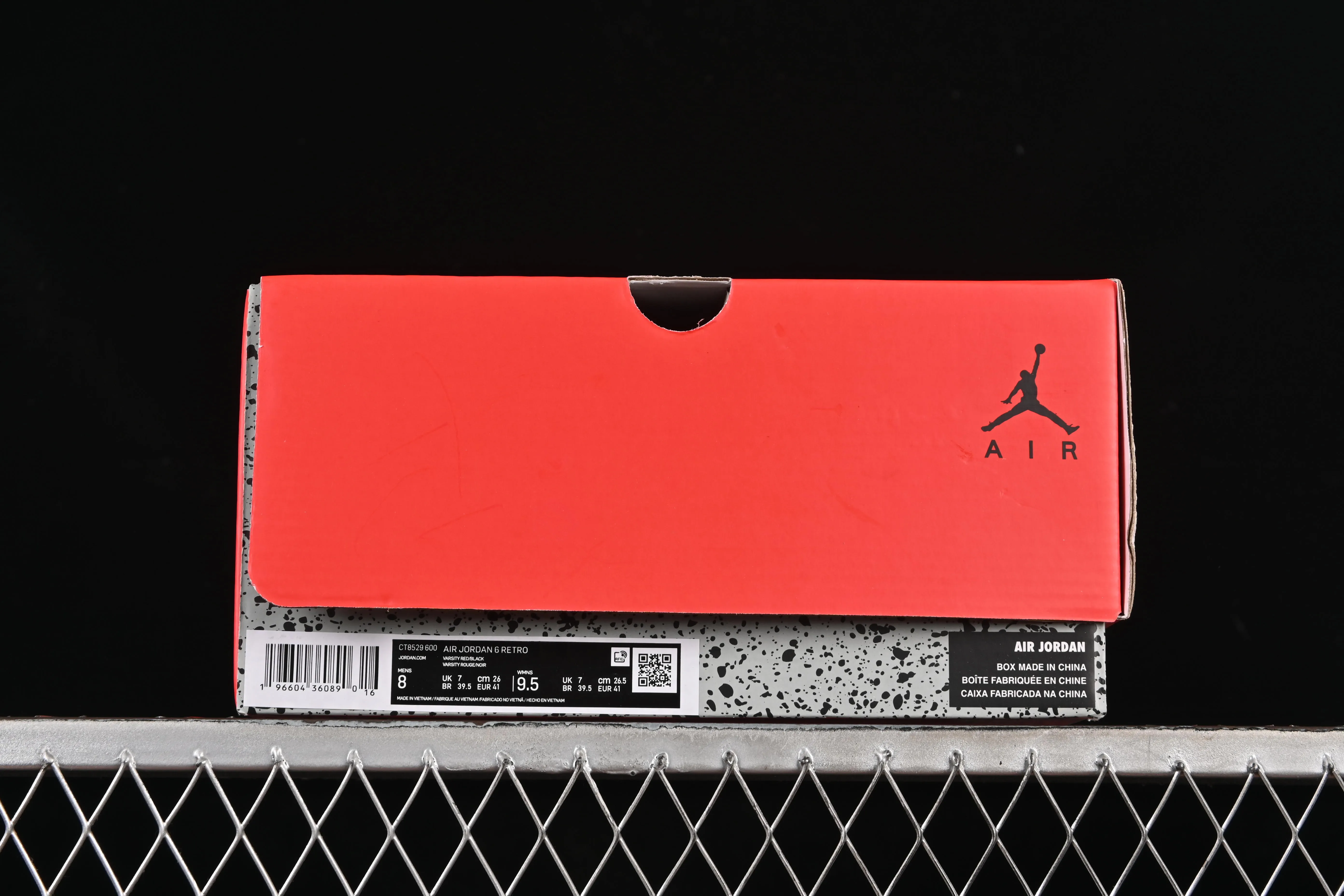 All categories Air Jordan Jordan series basketball shoes Air Jordan 6 F version Air Jordan 6 "Toro" AJ6 Joe 6 big red CT8529-600